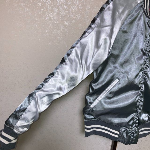 リバーシブルフライトジャケット 緑