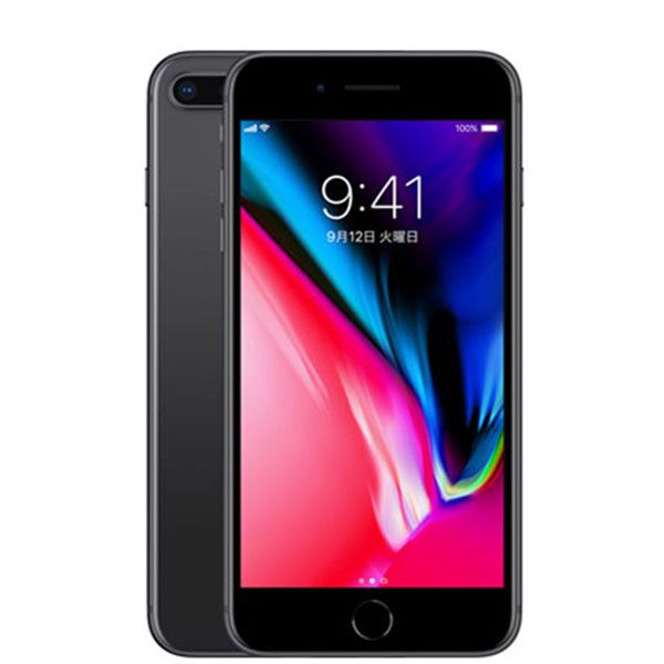 中古】 iPhone8 Plus 64GB スペースグレイ SIMフリー 本体 A