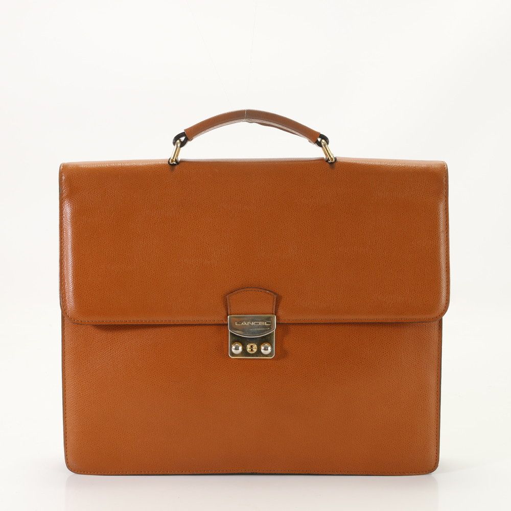 LANCEL ランセル レザー ビジネス バッグ 書類鞄 ブリーフケース 