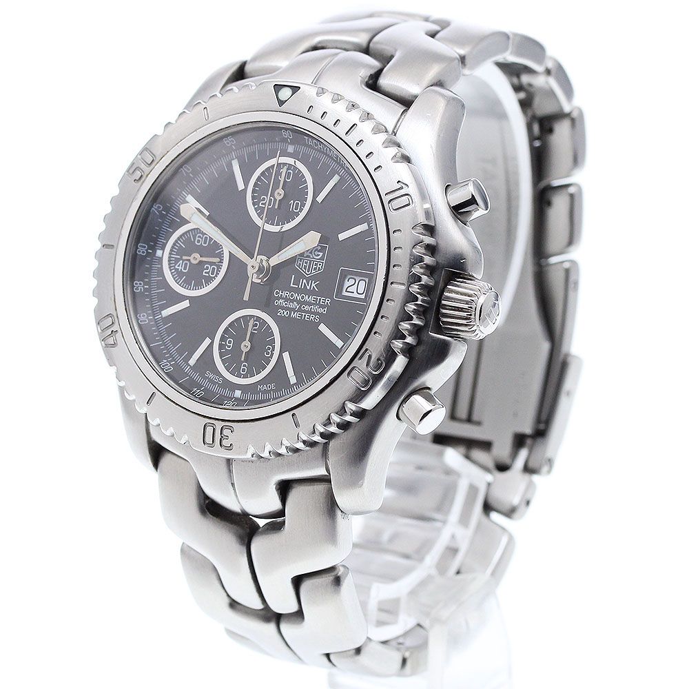 タグホイヤー TAG HEUER CT5111 リンク クロノグラフ 自動巻き メンズ_  