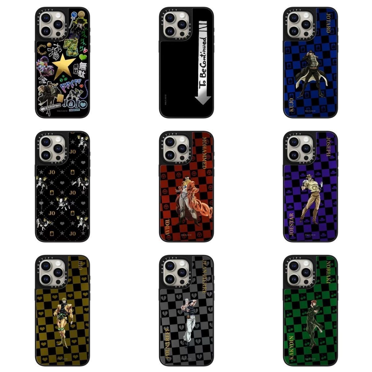 【新品】Castify JOJOコラボiPhone15Proミラーカバー 新品】Castify JOJOコラボiPhone15Proミラーカバー 新品
