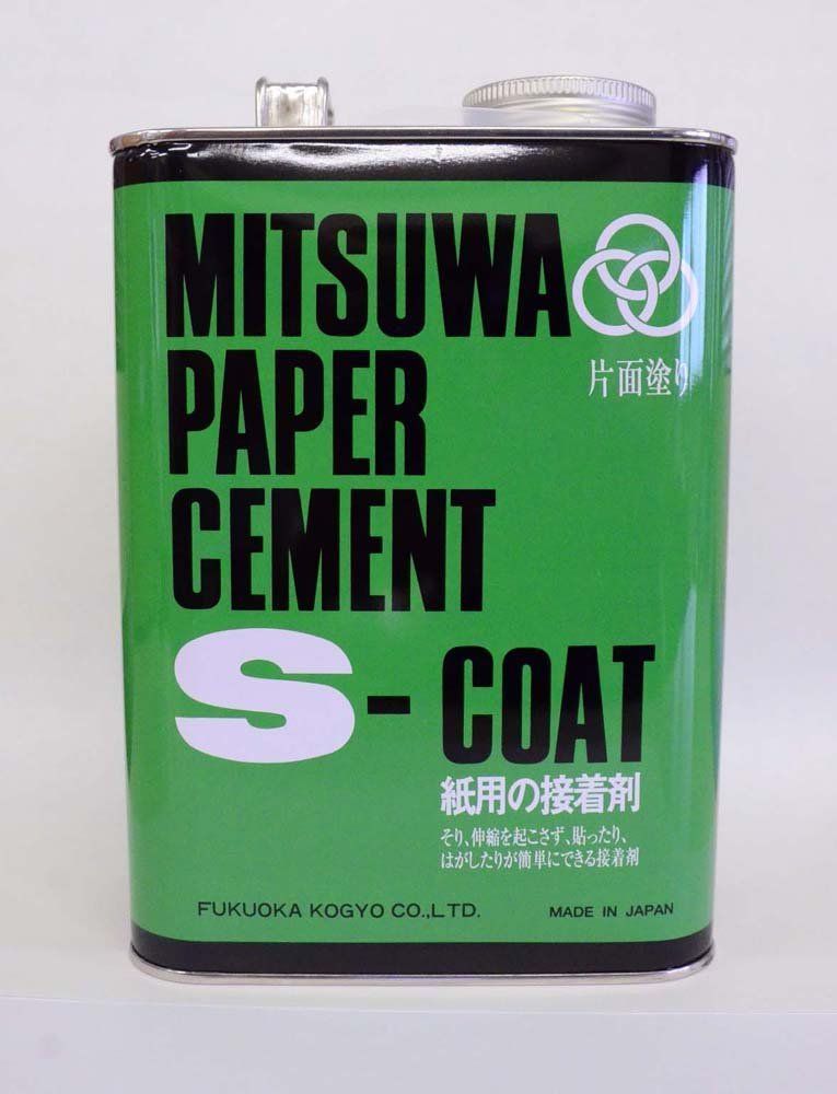 商品福岡工業 ミツワ ペーパーセメント Sコート4L缶 3800ml HTRC 3