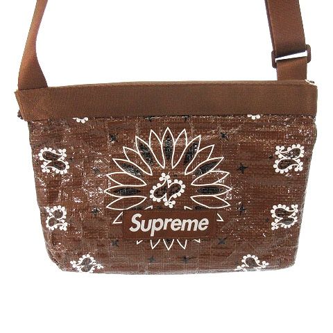 シュプリーム SUPREME バンダナ サコッシュ ショルダーバッグ 