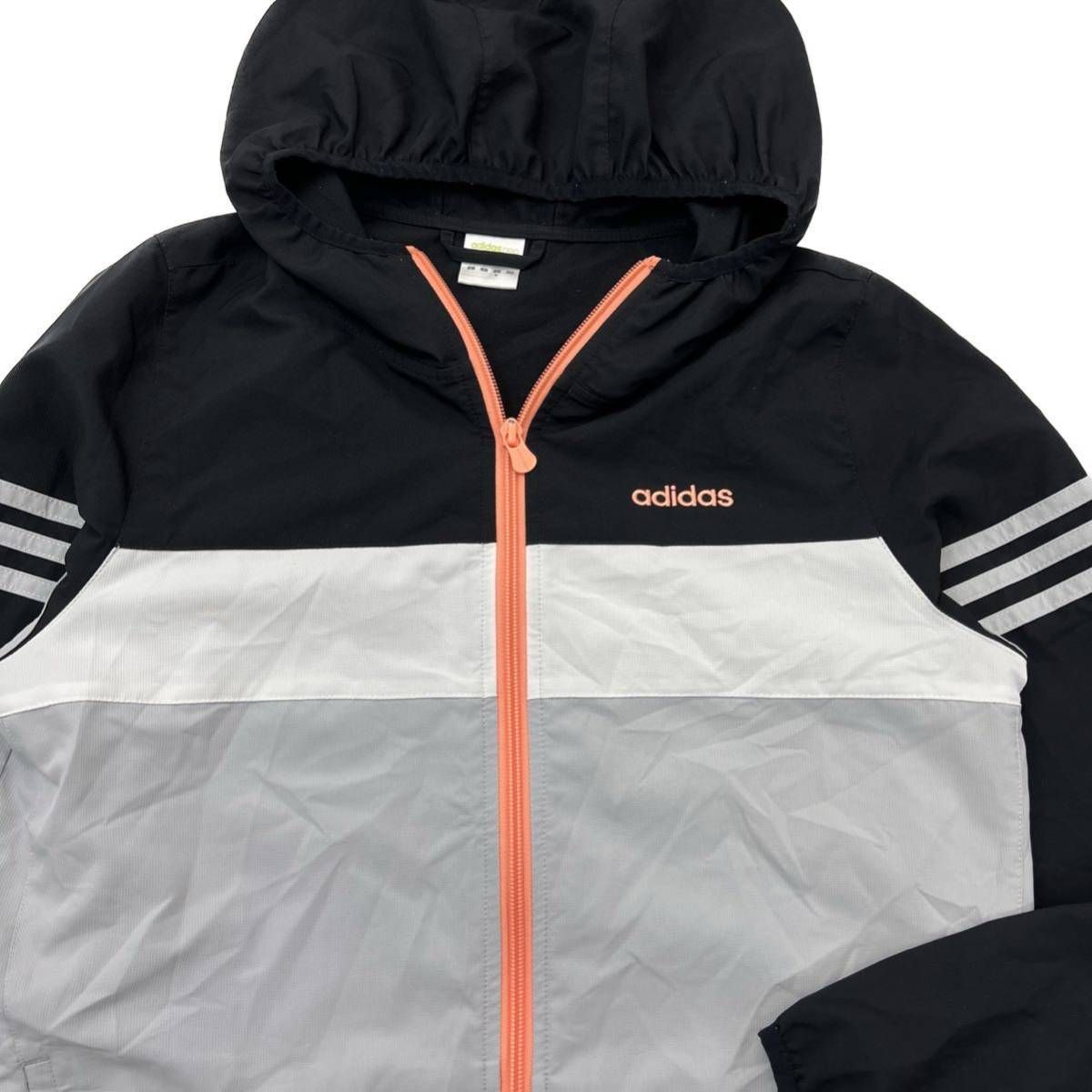 adidas ☆ オシャレなデザイン◎ ナイロンジャケット ジップアップ 