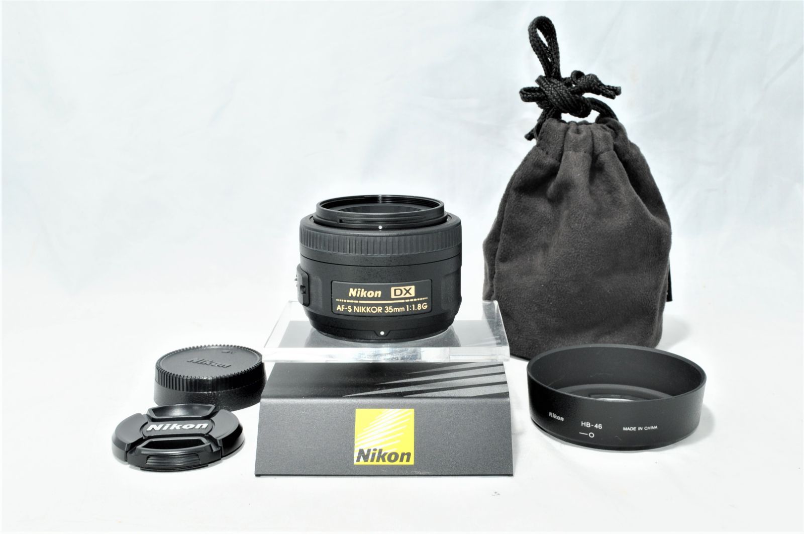 AF-S NIKKOR ニコン 35mm F1.8G DX ※動作確認済み - レンズ(単焦点)