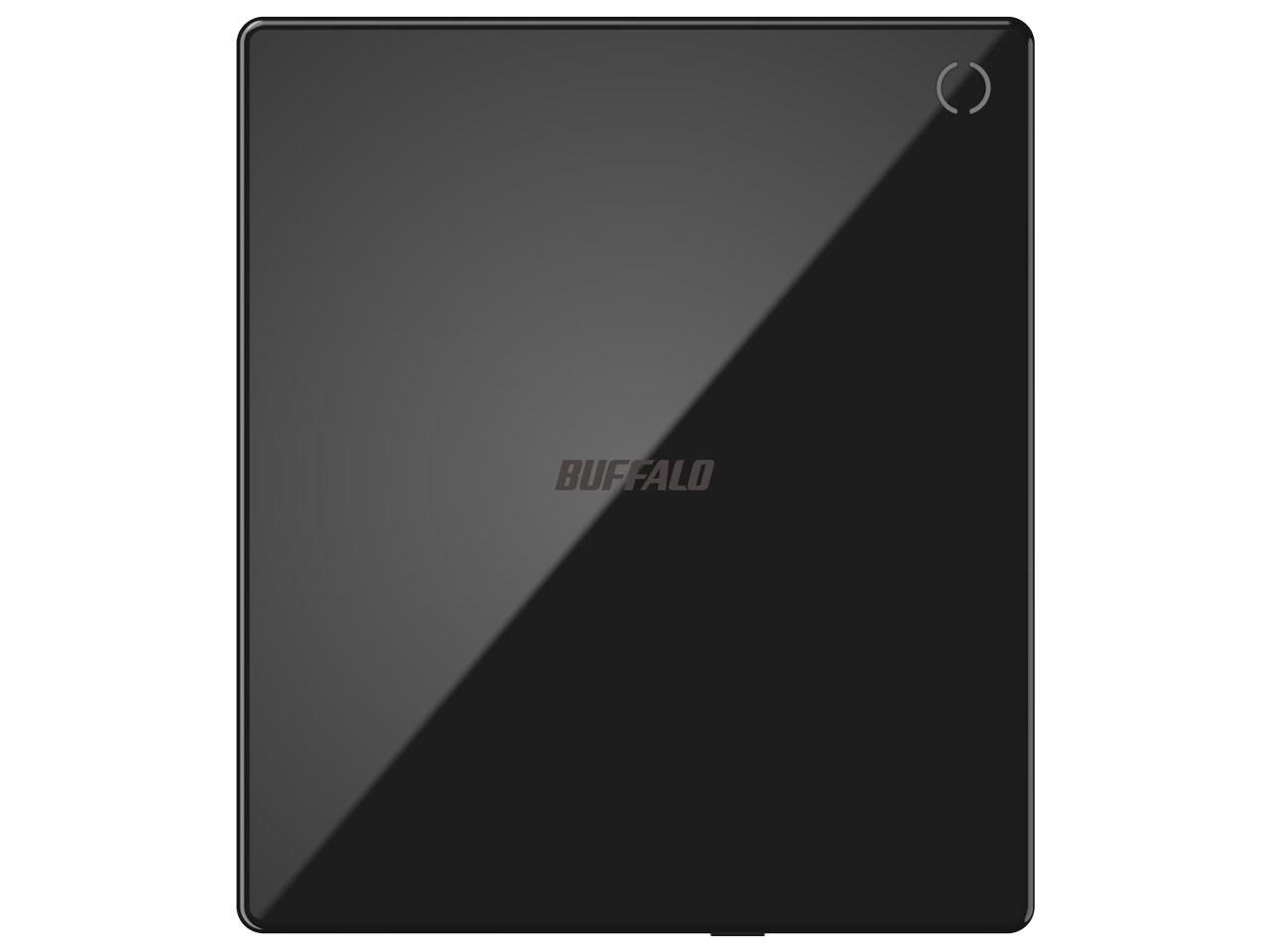 【新品・2営業日で発送】BUFFALO バッファロー RR-PW2-BK スマホ用CDレコーダー「ラクレコ」DVD再生＆microSD搭載(RR-PW2-BK)