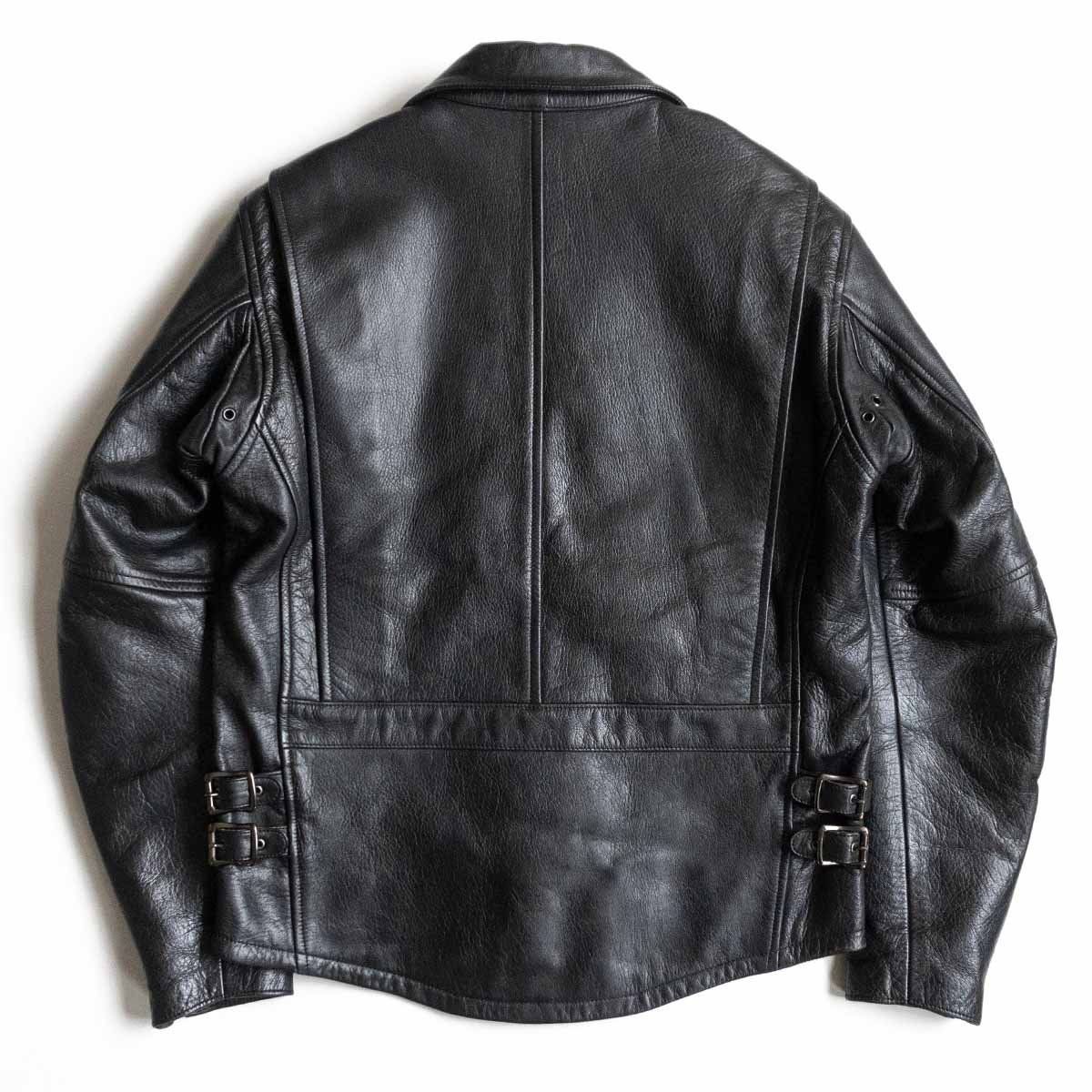 美品】KUSHITANI【レーシングジャケット】L ブラック レザー 