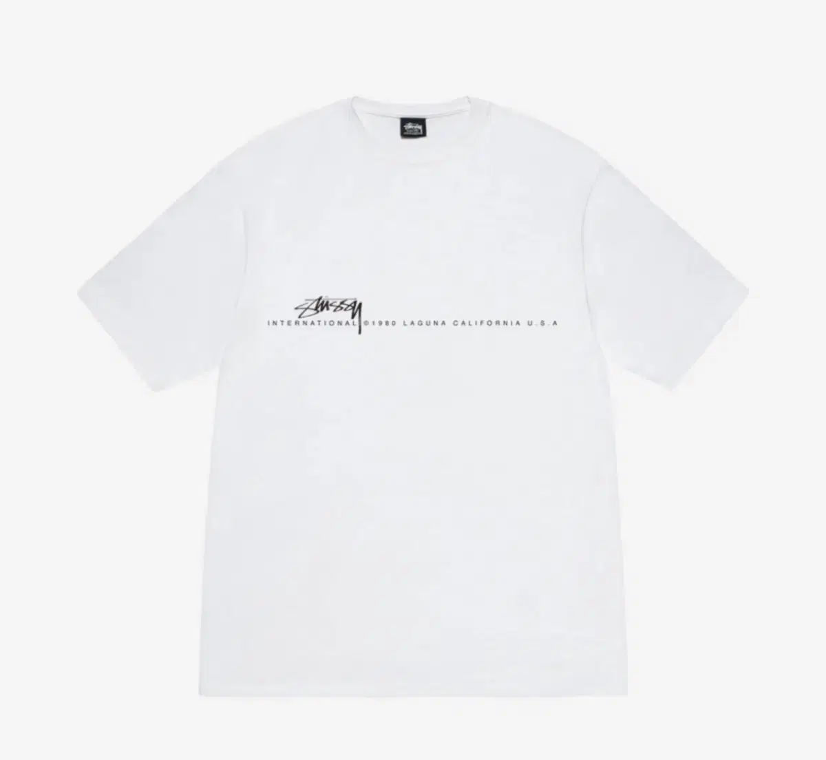 STUSSY Smooth 80 Crew スウェットシャツ Stüssy: Men's Smooth 80 Crewneck (Black) | DSMNY E-SHOP