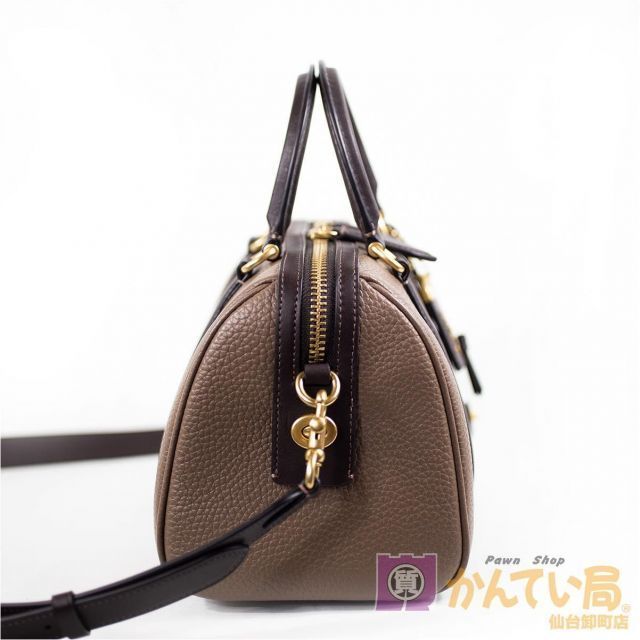 COACH】 コーチ ルビー サッチェル 25 カラーブロック ブラス ダーク 