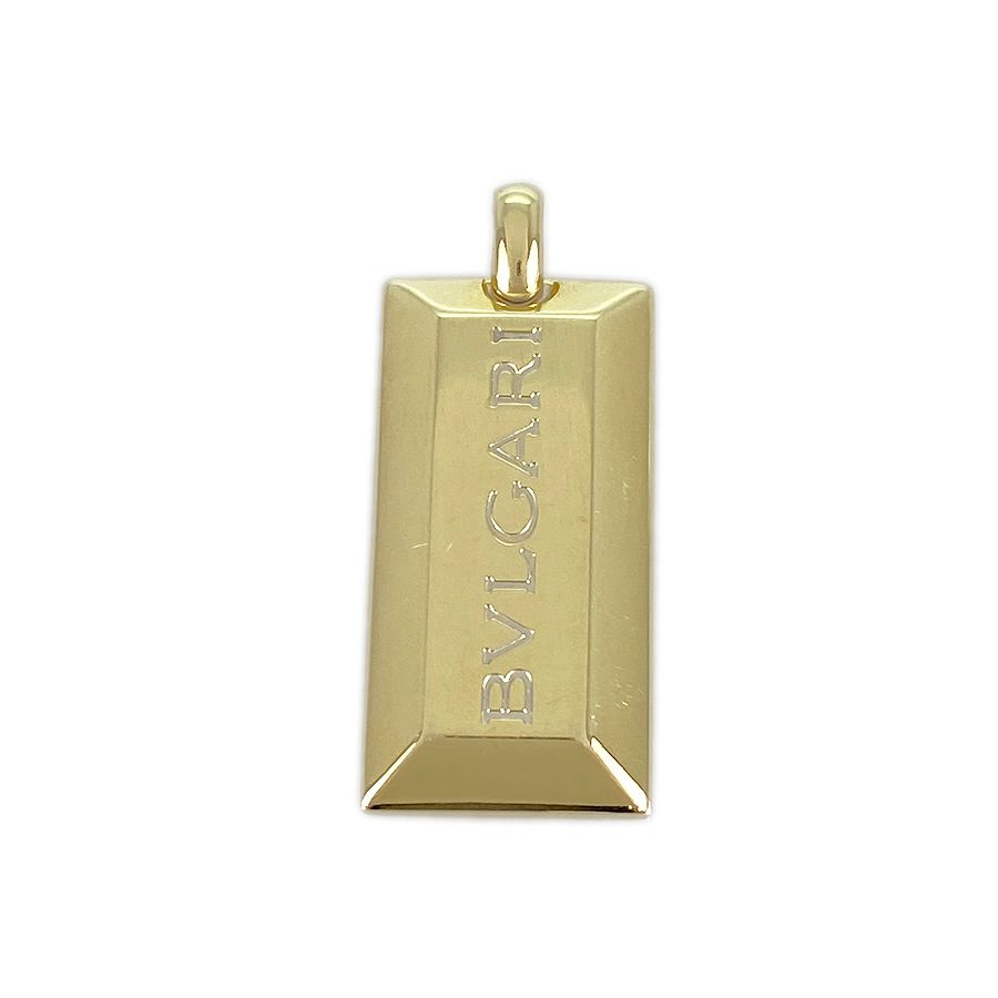 ブルガリ BVLGARI ペンダントトップ K18YG インゴット sss【中古