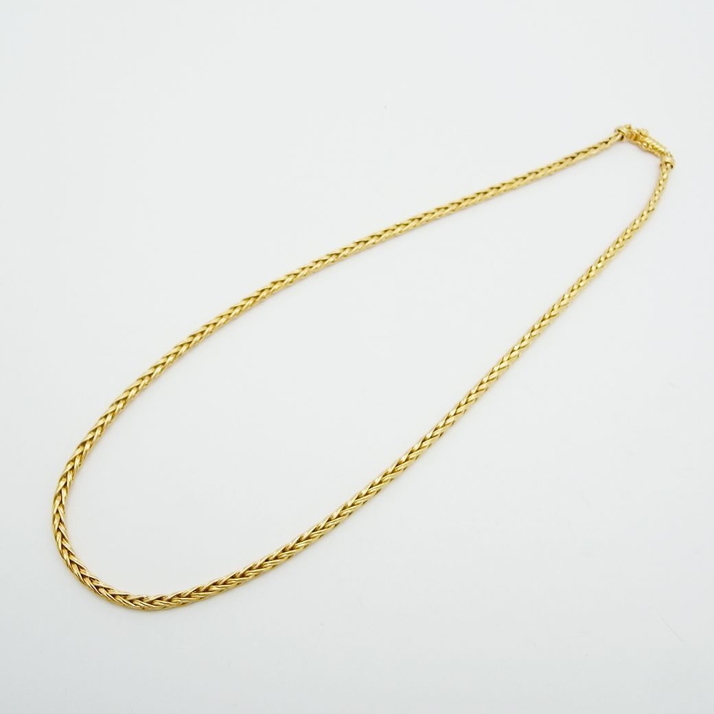 チェーン ネックレス 45cm 750YG SAランク
