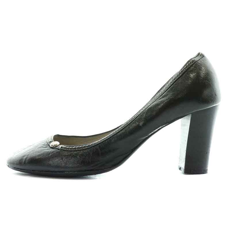 BALLY チャンキーヒール　ブラック　パンプス　２４.5センチ　美品 000000004618-01-m.jpg?t=