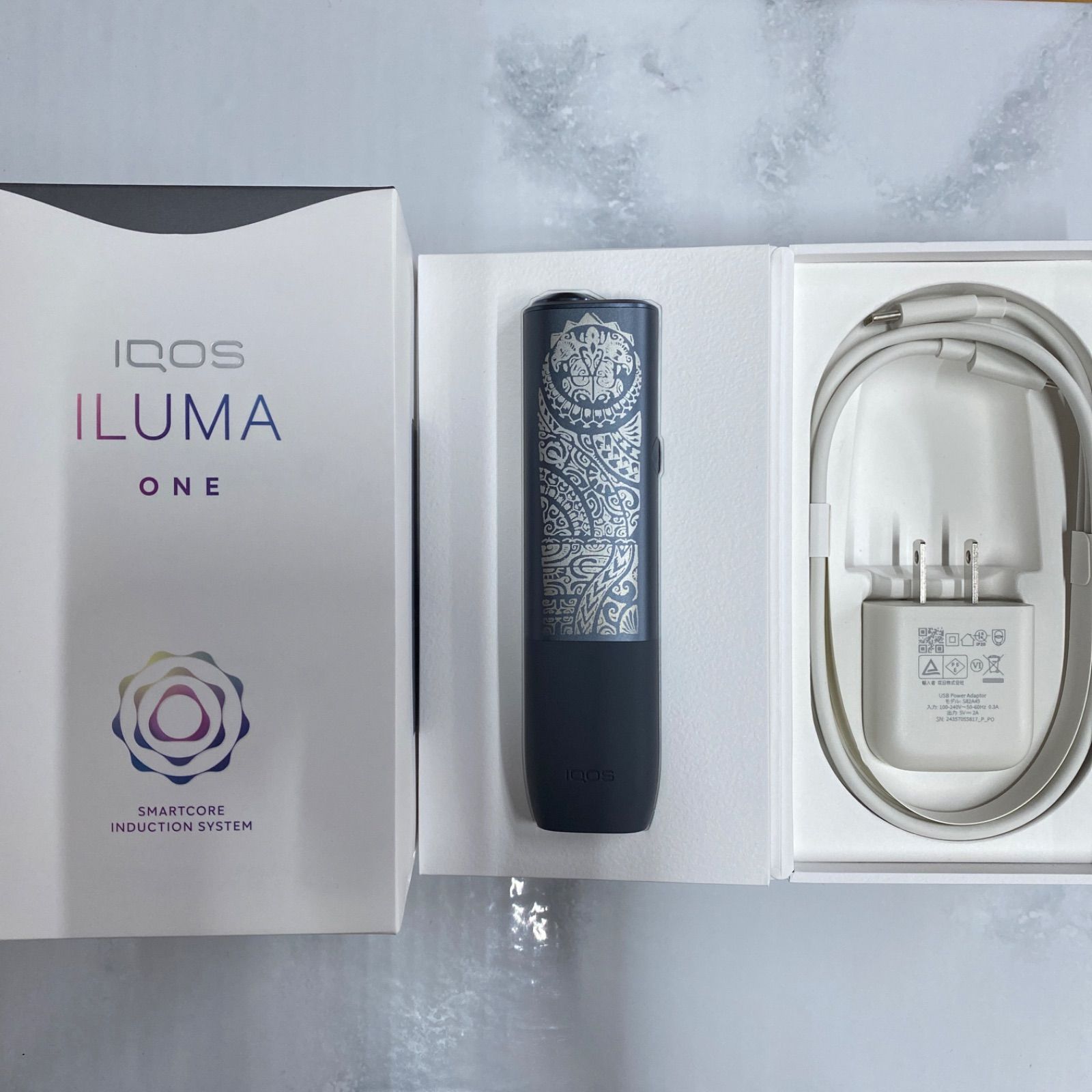 iQOS ILUMA ONE アイコス イルマ ワン レーザー加工 ポリネシアン 