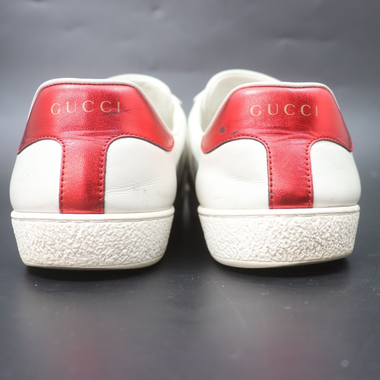 ITF0FUY56TIU GUCCI グッチ ストライプ レザー スニーカー 523469 