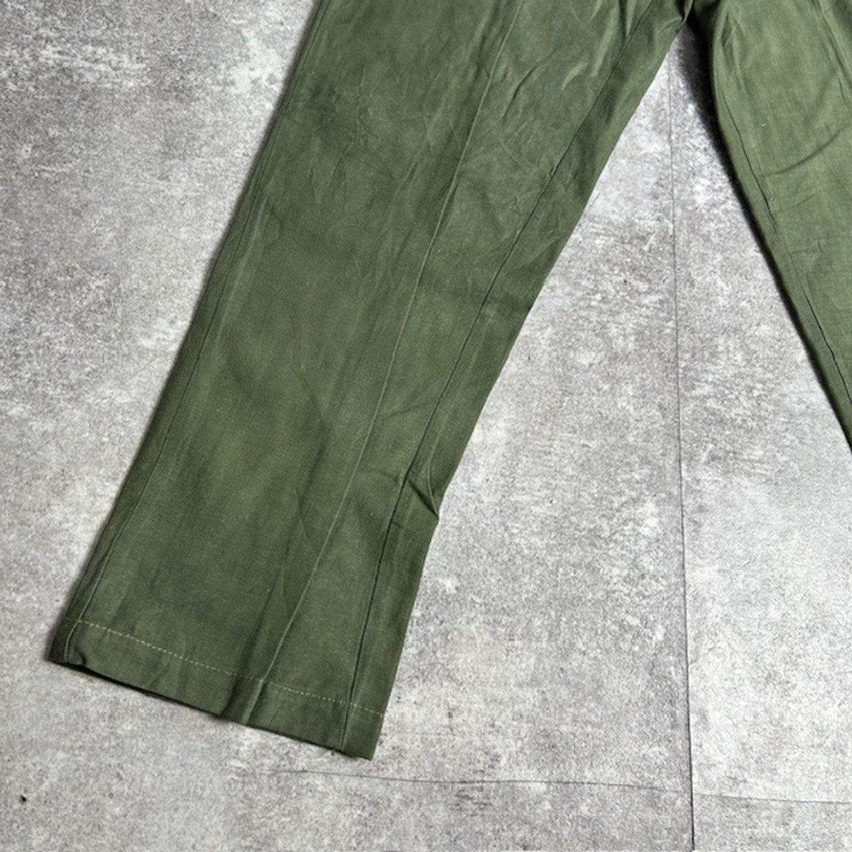 70s U.S.ARMY BAKER PANTS ベイカーパンツ OG-107 コットンサテン