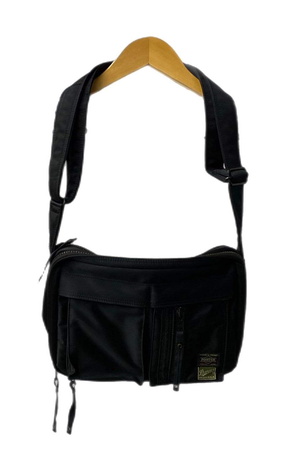 1/5まで限定値下げ❗️PORTER ブラック ボディバッグ スタッズ付き スタバ「PORTER」コラボ、バッグ5品のオンライン先行抽選販売スタート