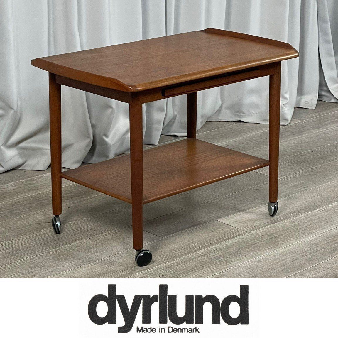 GS74 Dyrlund デューロン デンマーク チーク材 ヴィンテージ ワゴン | キッチン サービス バー 北欧 | 神奈川県秦野市|A2