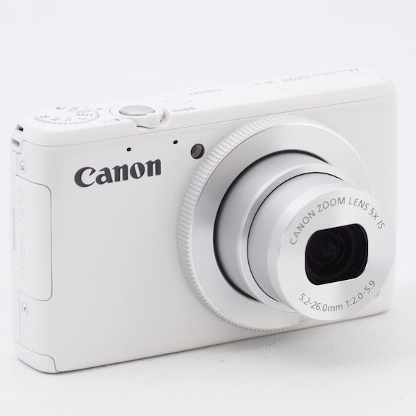 Canon キヤノン デジタルカメラ PowerShot S200(ホワイト) F値2.0