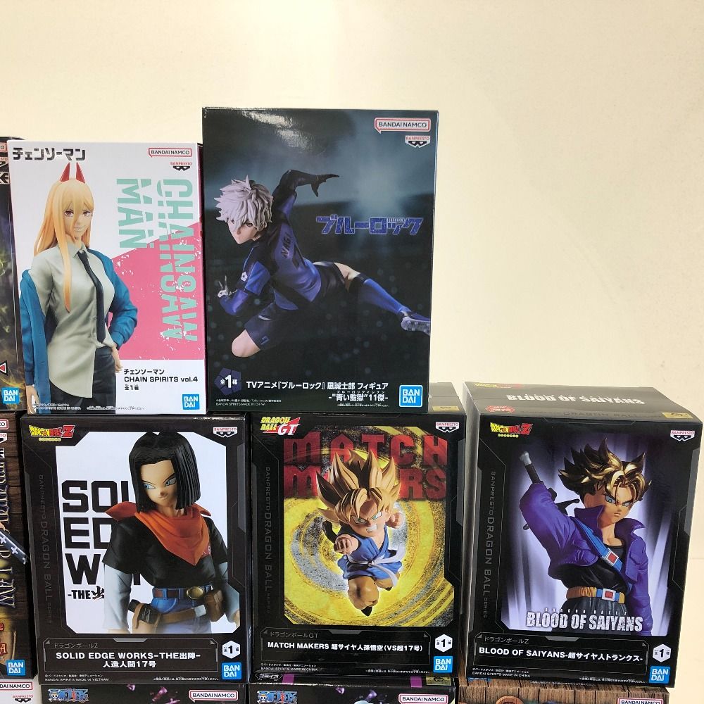 プライズまとめ売りフィギュア18個 ワンピース ドラゴンボール 【公式