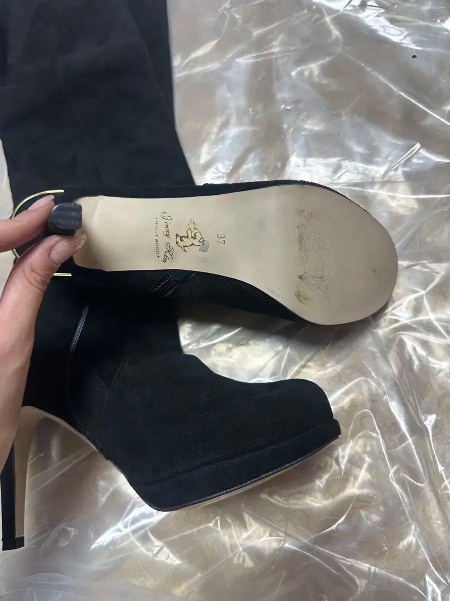 Jinny Kim ジニーキム スエード ロングブーツ 37 サイズ 235