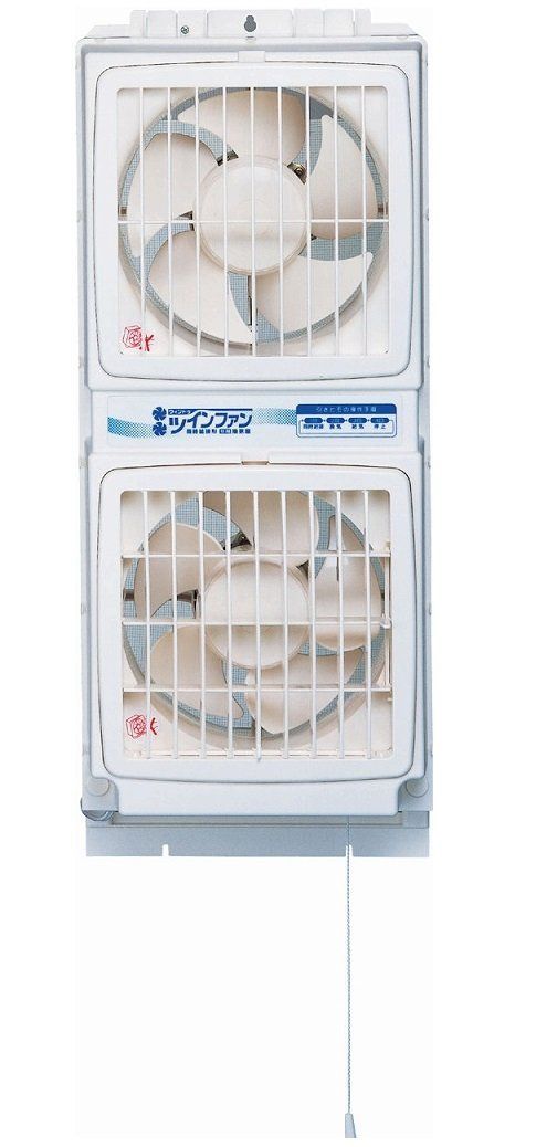 商品 高須産業 窓用換気扇ツインファン 同時給排形 FMT-200P