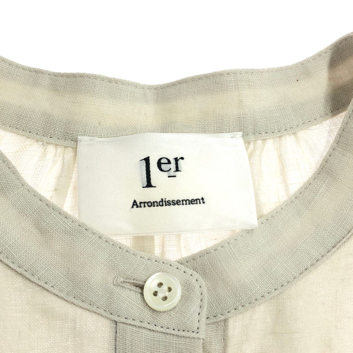 いま人気のアイテム 1er arrondissement リネンドロー プルミエアロンディスモン ワンピース