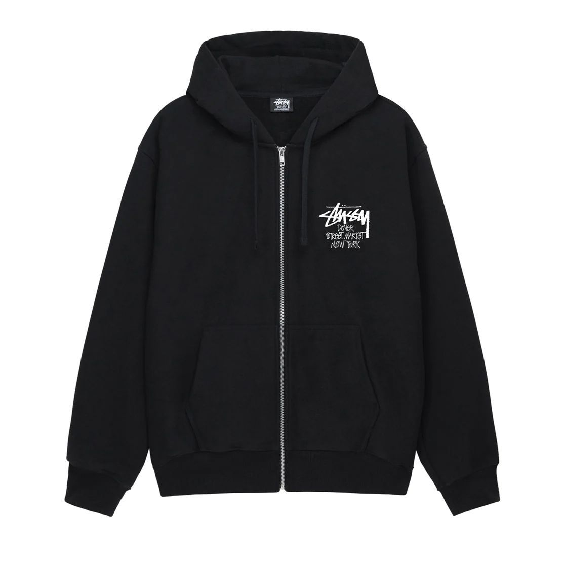❗️期間限定SALE❗️ステューシー ストック N.Y. ジップ フーディ 黒M 新品未使用*ステューシー STUSSY STOCK DSM N.Y. ZIP HOOD HOODIE