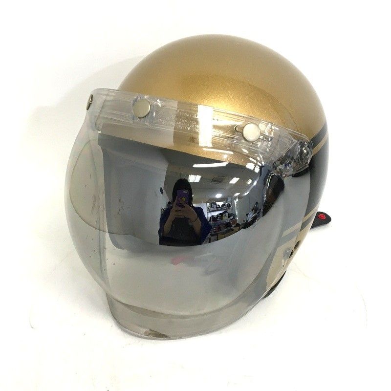 Arai CLASSIC MOD BANDAGE ジェットヘルメット 除菌消臭済 ブロンズ Sサイズ相当 オートバイ ツーリング ライディング バイカー バイク用品 アライ TA2514