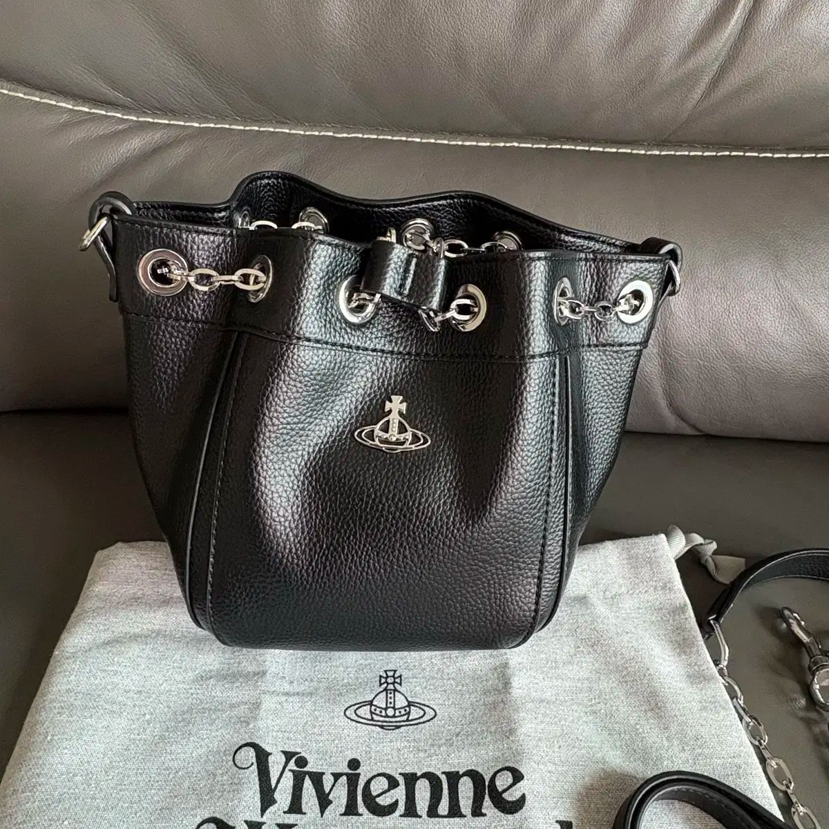 Vivienne Westwood ヴィヴィアン ウエストウッド クリッシー スモール バケットバッグ 状態良好