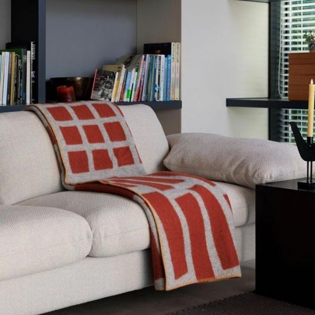 KLIPPAN クリッパン ウールシングルブランケット St. Petri FLOOR サンクト ペトリ フロア ブラウン ブランケット ひざ掛け 北欧 Kristina Stark クリスティーナ スタルク シンプル インテリア USTAUSTRALIA_COM_AU