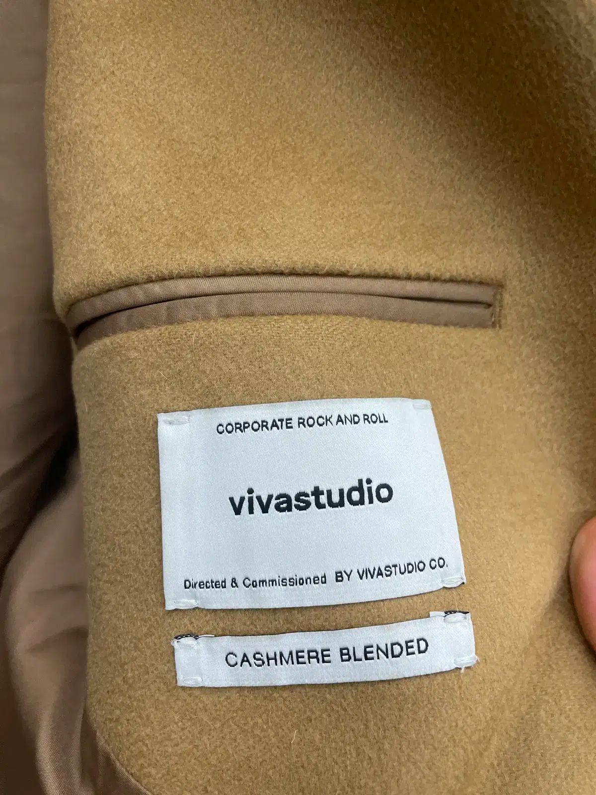 110 vivastudio ウール カシミア ロングコート