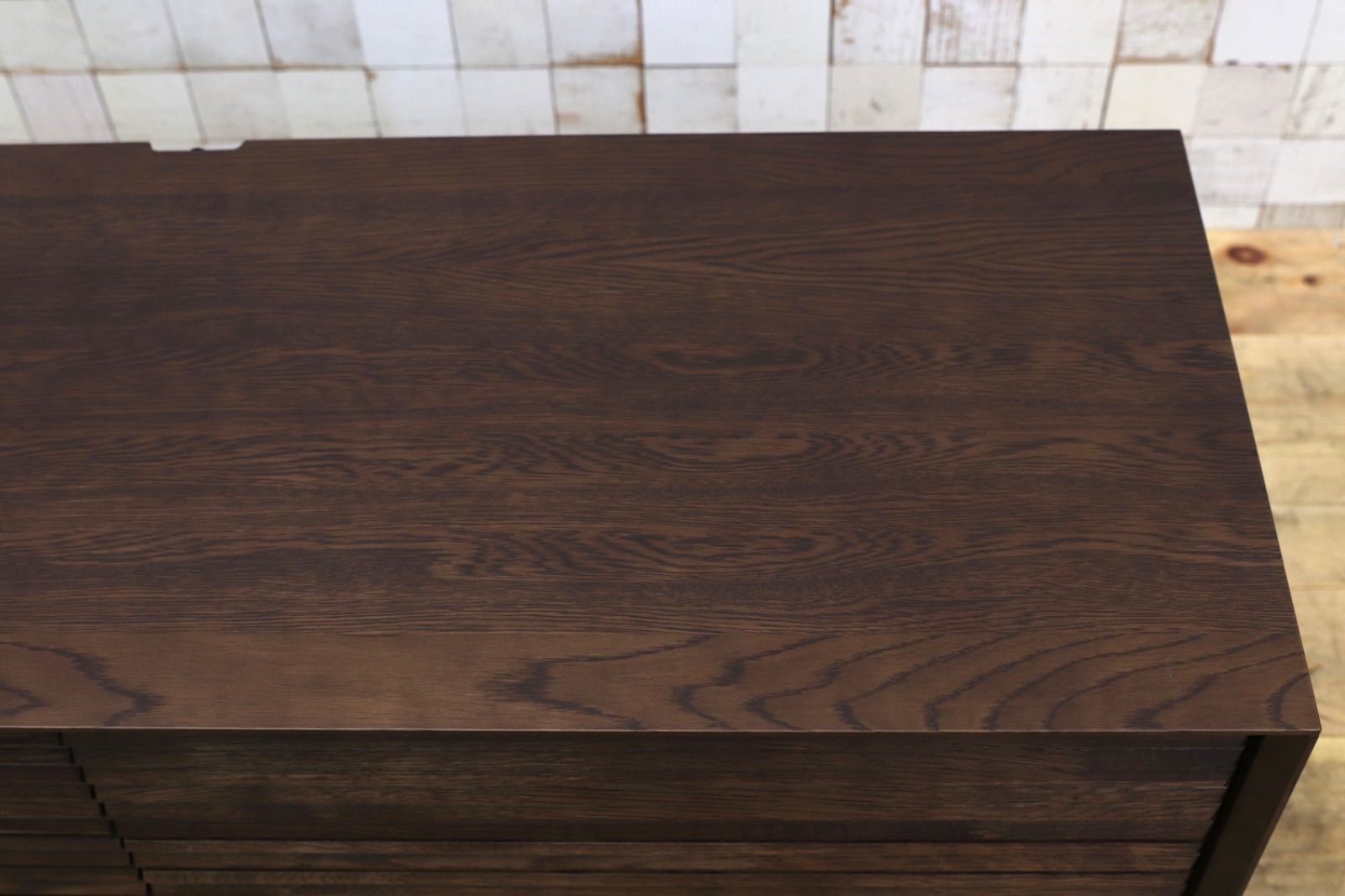 GMIS294B karimoku カリモク QT401 モカブラウン テレビボード TVボード AVボード 国産家具 オーク材 定価28.8万 モデルルーム MARWIL-DEMENAGEMENTS_CH