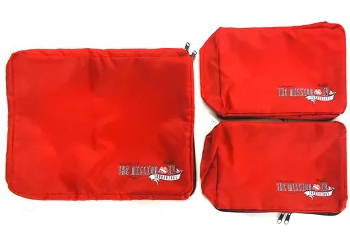 中古】バッグ(男性) 東方神起 トラベルポーチ3点セット