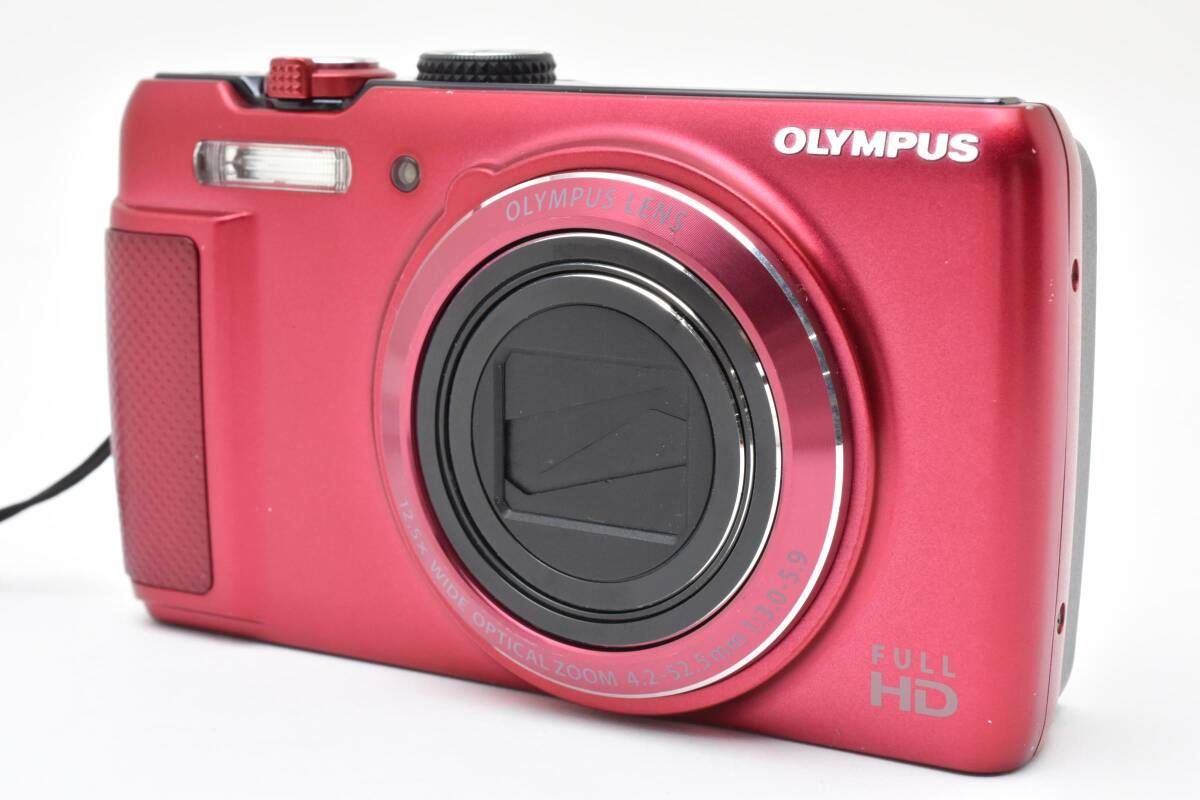 ☆オリンパス OLYMPUS SH-21 レッド コンパクトデジタルカメラ