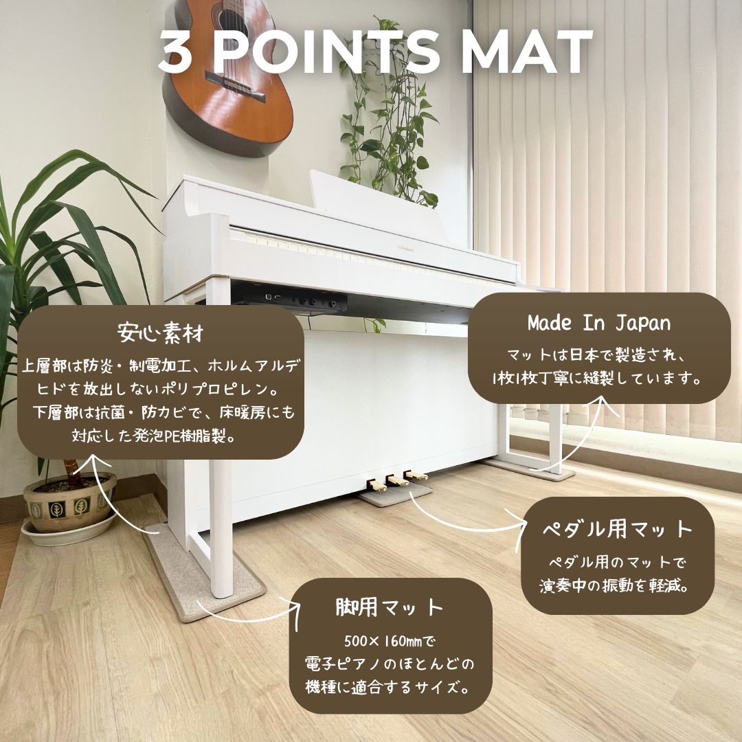 東京防音 ピアノ用防振マットTM-100S - 楽器アクセサリー