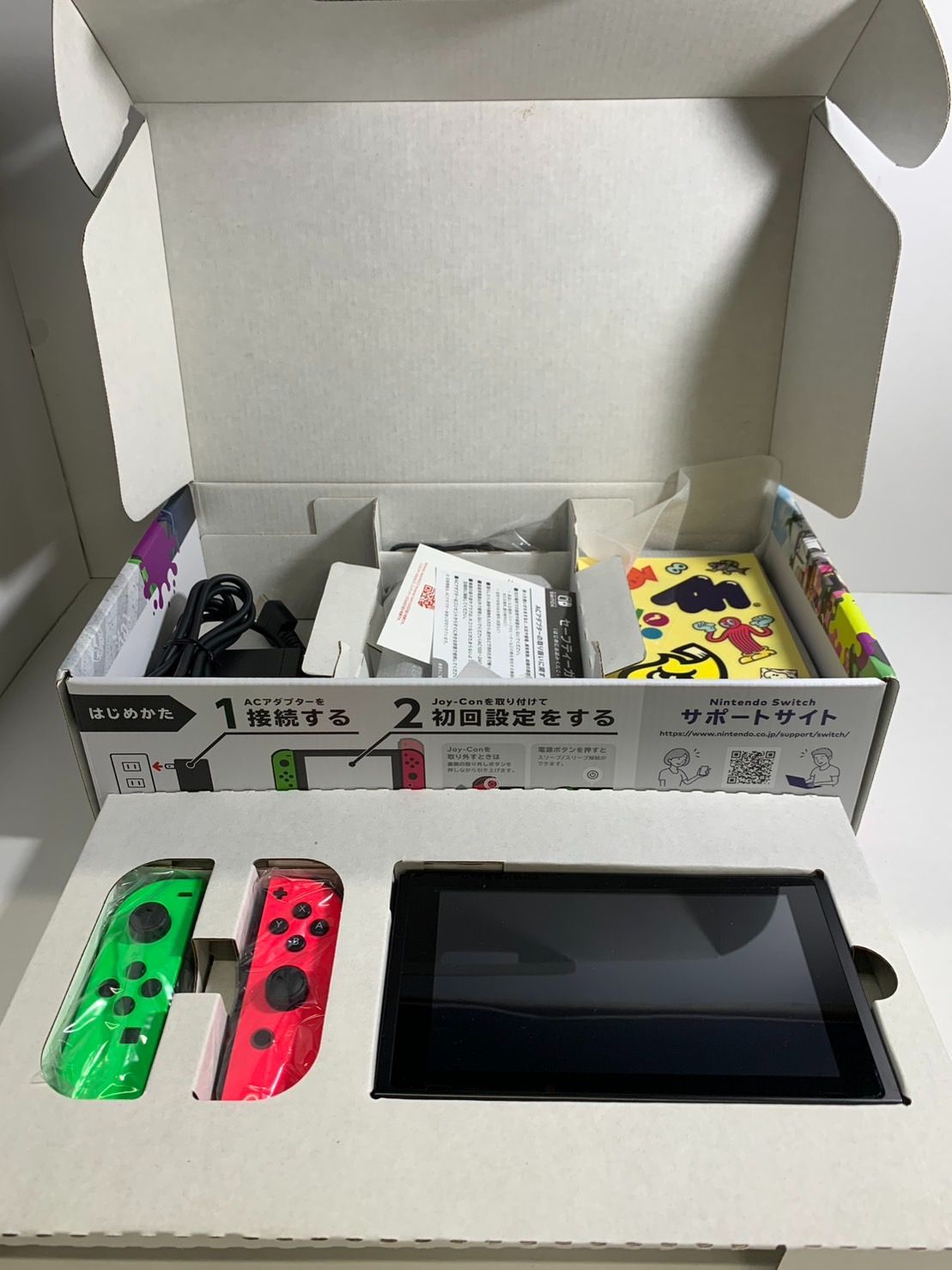 25.Nintendo Switch スプラトゥーン2セット Proコントローラー ジャンク