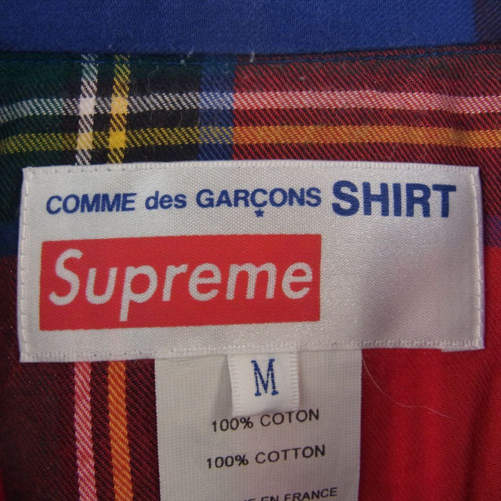 Supreme シュプリーム 長袖シャツ 15AW × COMME des GARCONS SHIRT