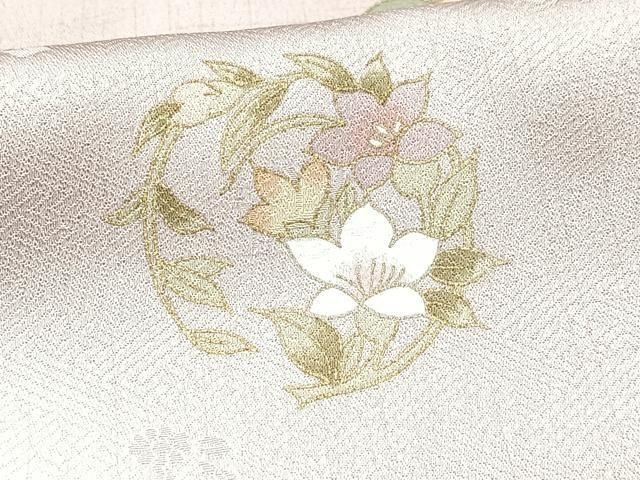 龍村美術織物 TATUMURA テーブルセンター 花鳥梅花文錦 シルク 龍村