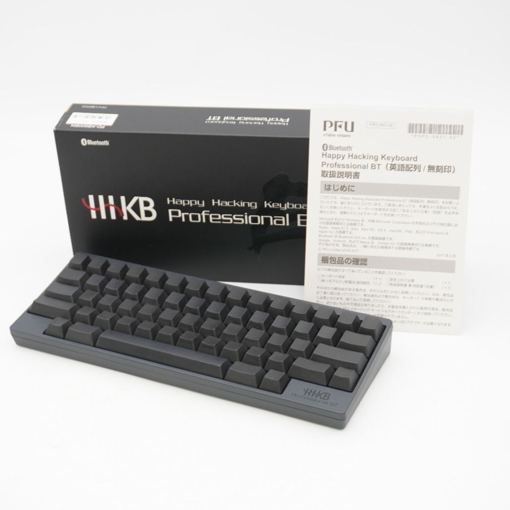 【開封・未使用】HHKB PFU 無刻印/墨 PD-KB600BN キーボード HHKB Professional BT PD-KB600BN 英字配列 無刻印 Amazon.co.jp: PFU