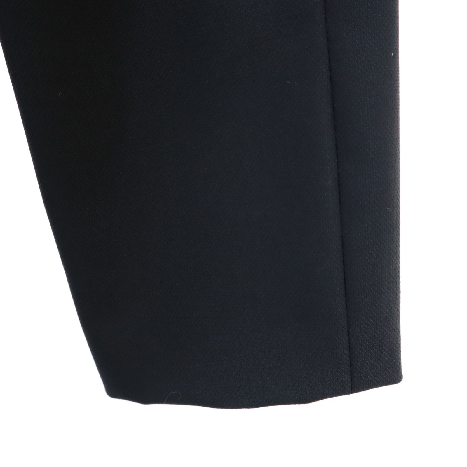 グッチ イタリア製 7分袖 ボートネック ワンピース 38 ブラック GUCCI  