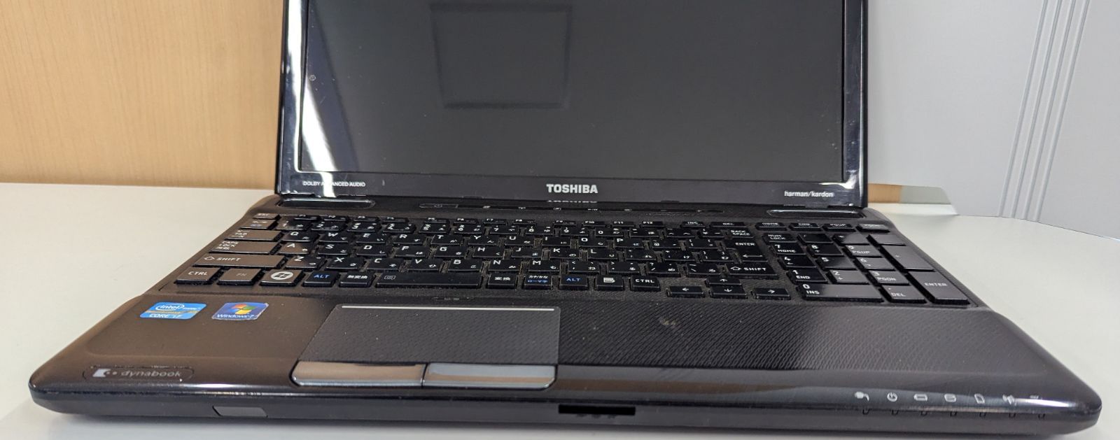 問い合わせを一時ストップ致します。中古　東芝dynabook T560/58AB　Core i7 740QM/1.73GHz/4コア  新品SSD240GB メモリ4GB 問い合わせを一時ストップ致します。中古 東芝dynabook T560/58AB Core