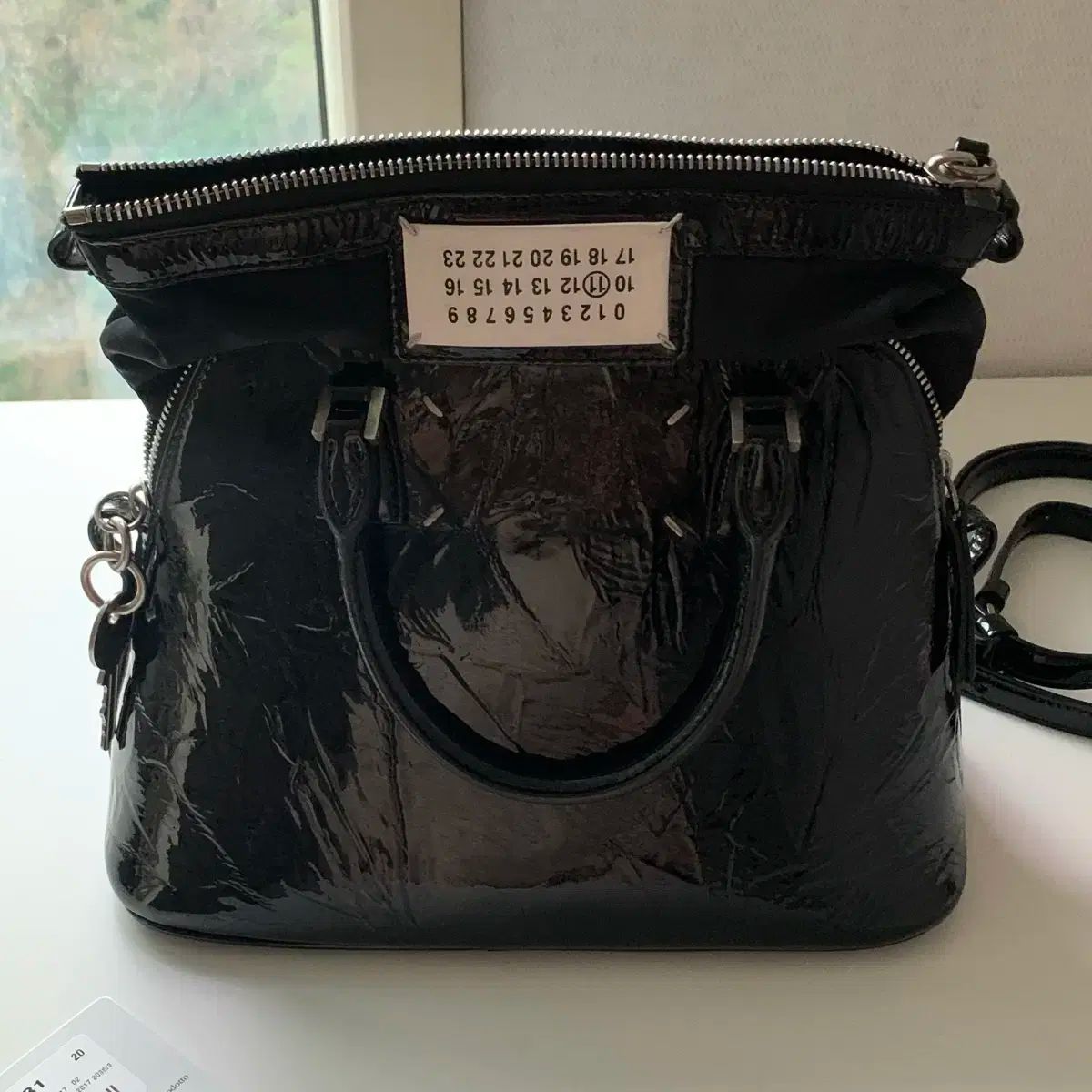 クリーニング完了 Maison Margiela メゾン マルジェラ 5ac パテントレザー スモール