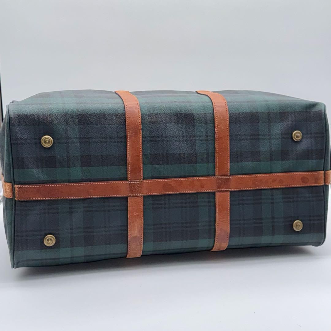 ✨美品✨ポロラルフローレン　ボストンバッグ 旅行かばん タータンチェック 良品】RalphLauren タータンチェック ボストンバッグ 旅行カバン