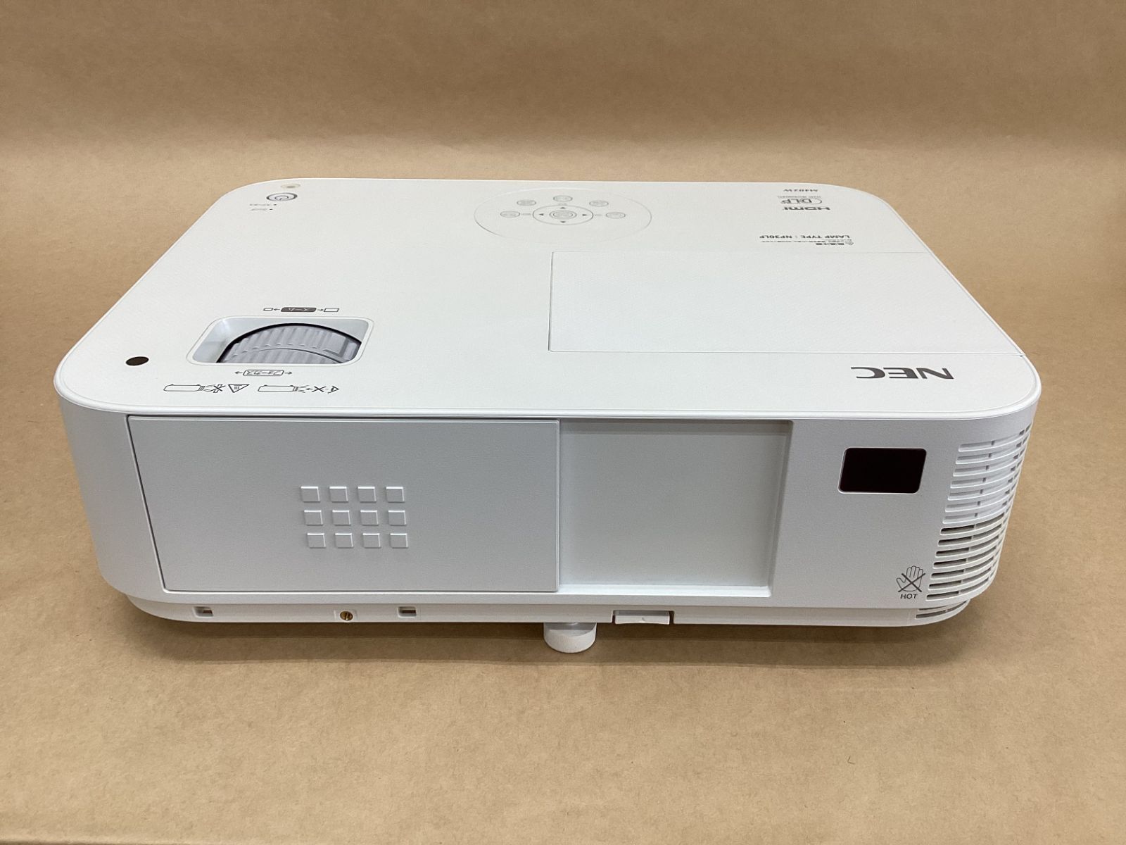 ランプ使用2622時間 NEC 液晶プロジェクター NP-M402WJD 4000ルーメン 無線対応 HDMI D-SUB USB-Bケーブル ソフトケース ソフト