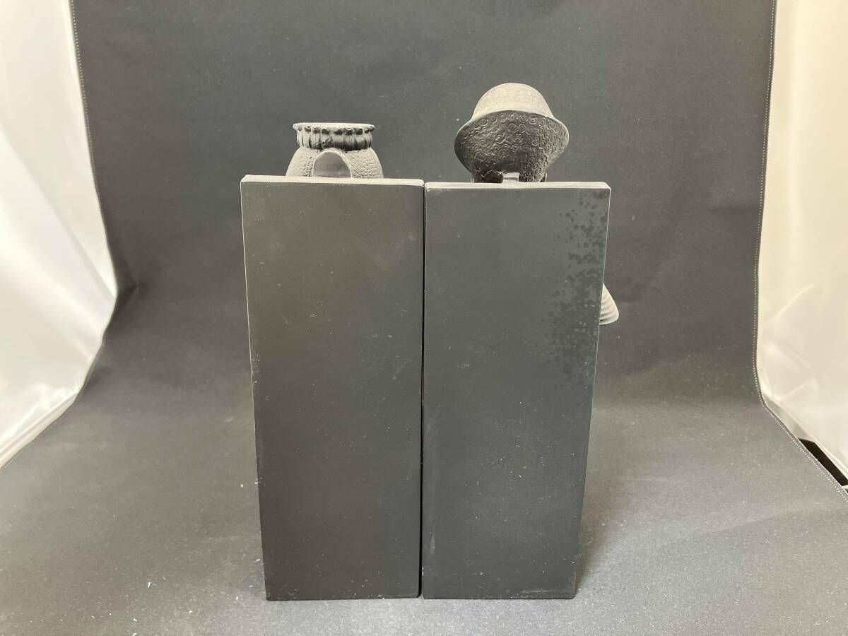 ラムセス2世 夫婦像 ブックエンド 27×9×15cm - メルカリ
