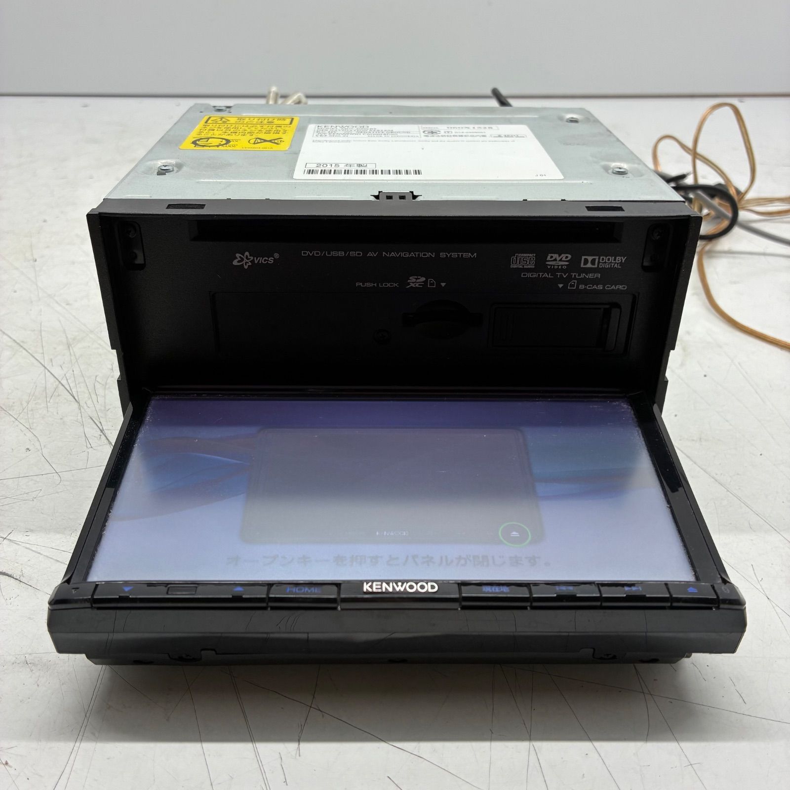 2）KENWOOD/ケンウッド MDV-D502BT CD/DVD/SD/フルセグTV/Bluetooth