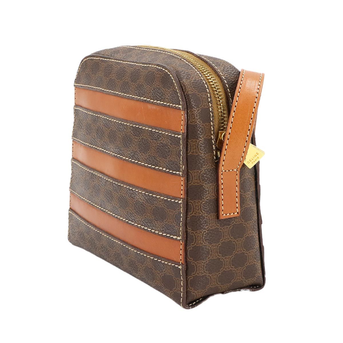 セリーヌ ショルダーバッグ マカダム柄 OLD CELINE オールドセリーヌ マカダム柄ショルダーバッグ PVC | corne