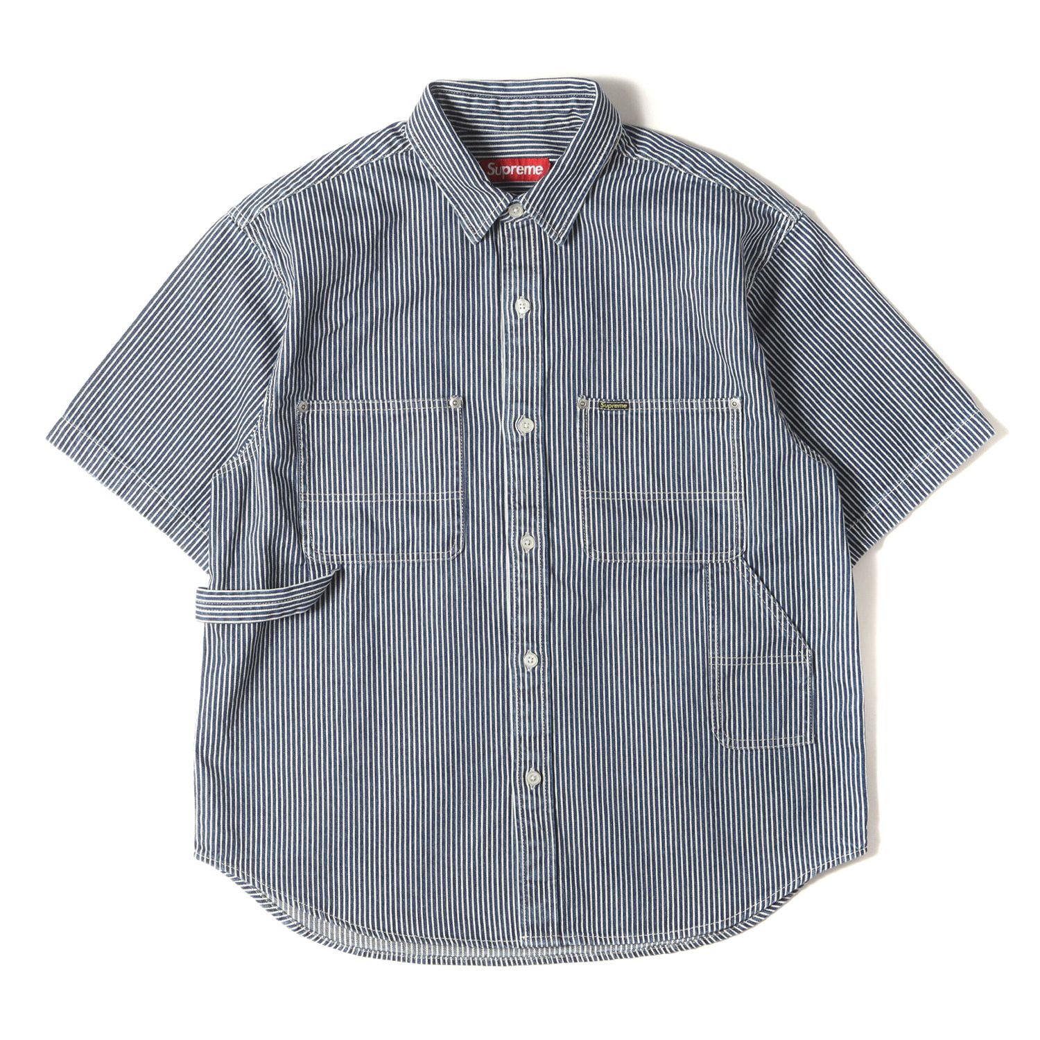 新品】Supreme シュプリーム シャツ サイズ:S / 25SS ヒッコリー