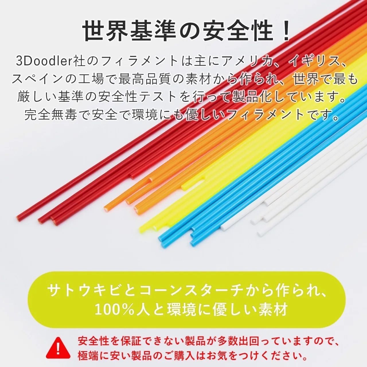 3Dペン 3Doodler Create + 専用 フィラメント(ブルー、イエロー