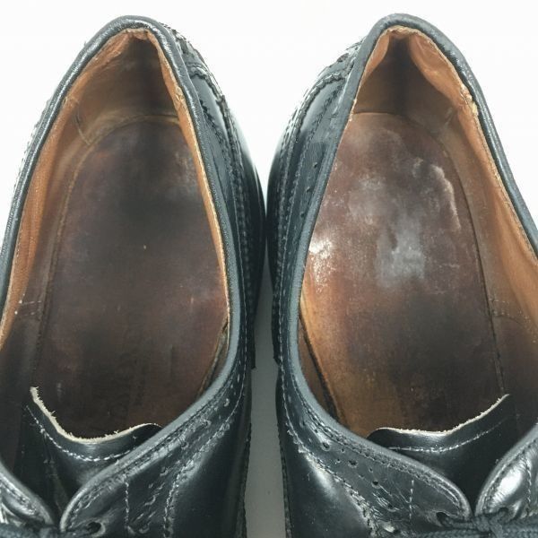 試着交換OK！AllenEdomonds/アレンエドモンズ/McAllister　年代品フルブローグ　ウイングチップ〈黒/BLACK/ブラック〉size11.5D/28.5-29.5程度/メンズ//men's 菅NO.WZD-180 試着交換OK！AllenEdomonds/アレンエドモンズ/McAllister 年代品